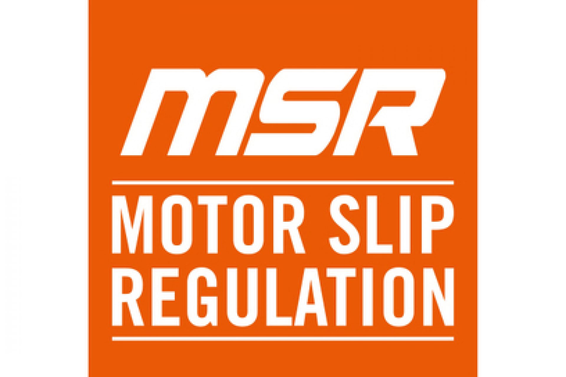 MOTOR SLIP REGULATION(MSR)