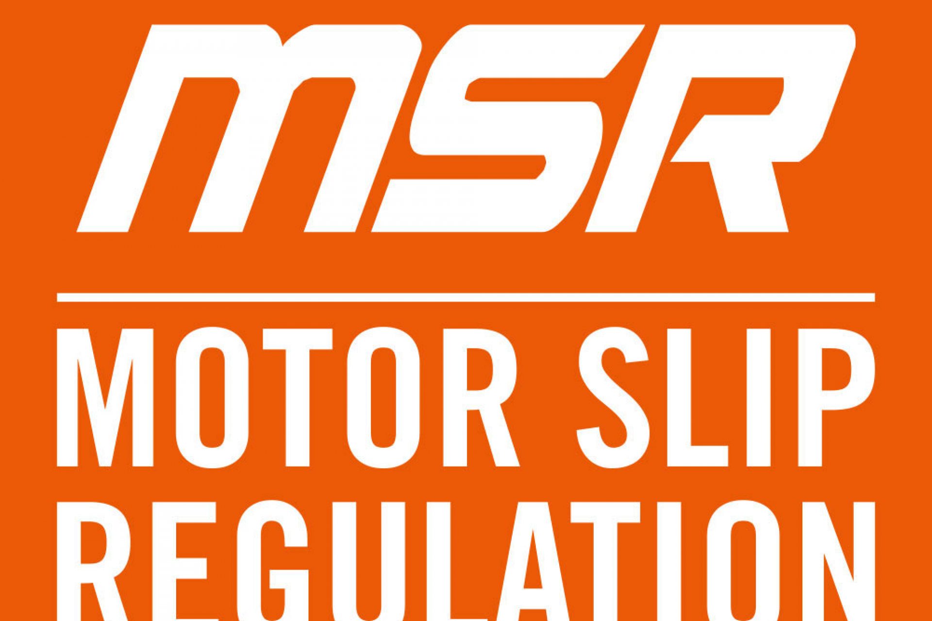 Motor Slip Regulation (MSR)