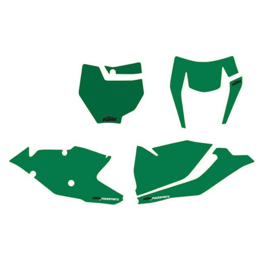 NUMBER PLATE STICKER GREEN
