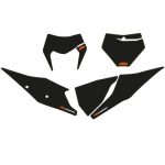 Start number background black KTM