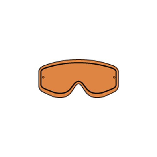 Racing Goggles Double Lens orange