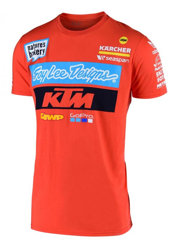 TLD TEAM TEE ORANGE